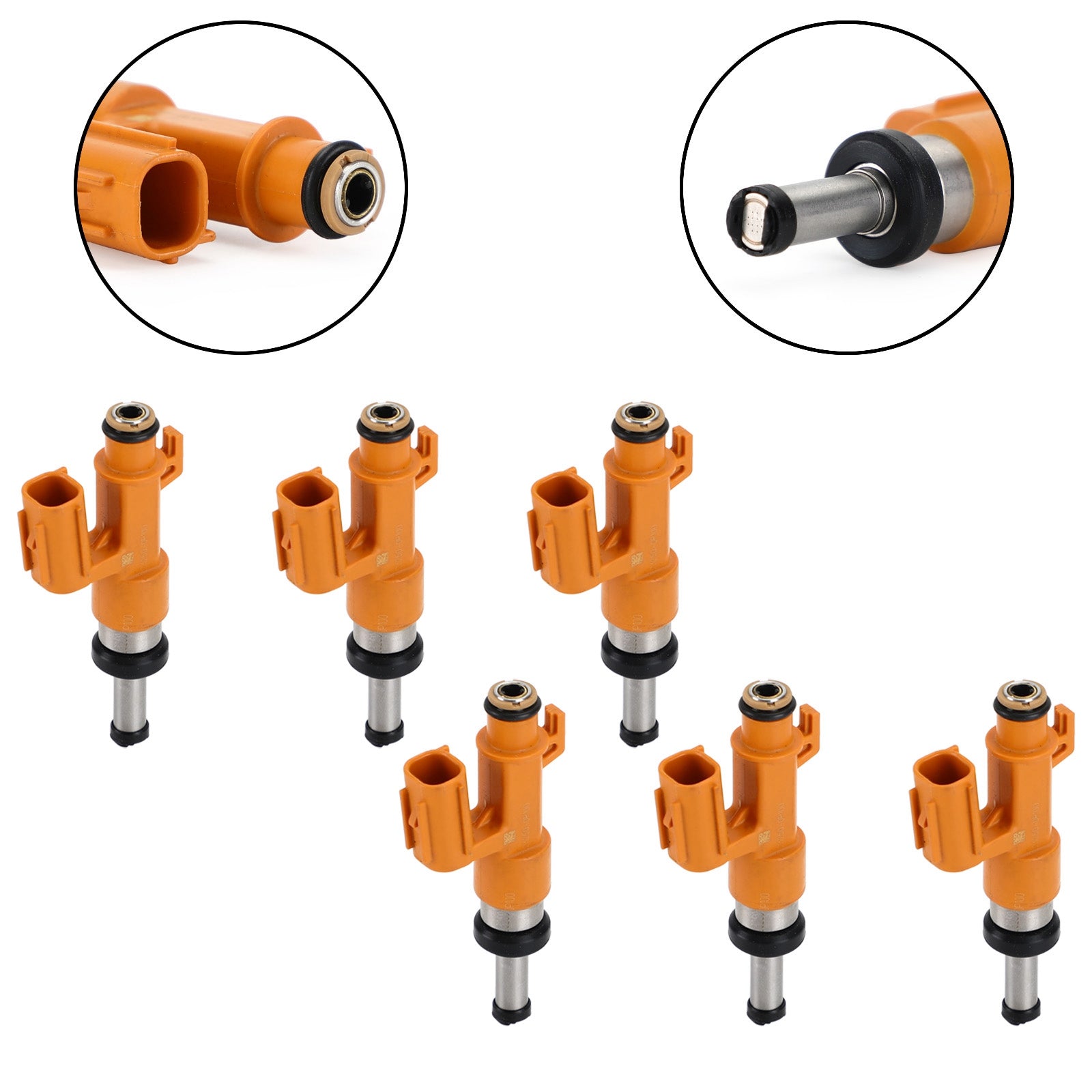 2016-2020 Toyota Highlander 6 Cyl 3.5L GSU50 2GRFXS GVU58 GSU55 GSU70 GSU75 6PCS Fuel Injectors 23250-0P100 23209-09330 Generic