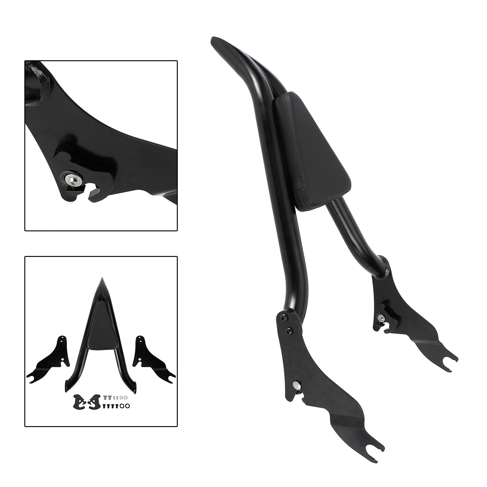 Passenger Backrest for Harley CVO Road Glide / Touring Road King / Road Glide / Street Glide 2009-2023 Generic