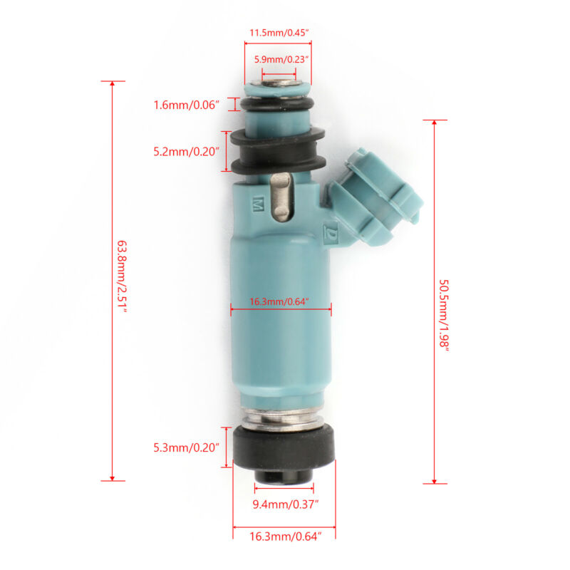 2002-2005 ModifIed Subaru Impreza WRX 4PCs 850cc Fuel Injectors 195500-3920 Generic