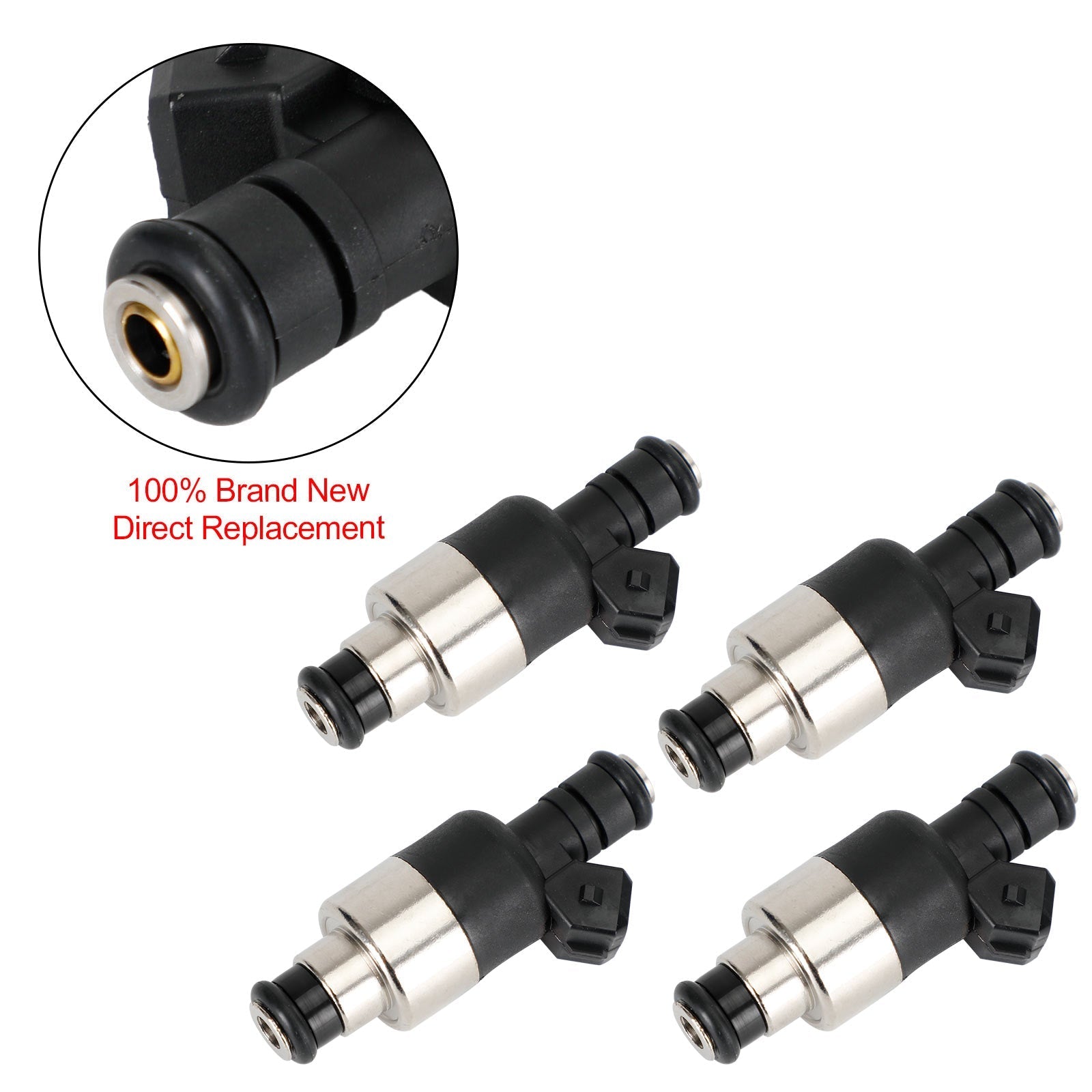 1996-1998 Chevrolet Corsa 4Pcs Fuel Injectors 17123919 INJ670 Generic