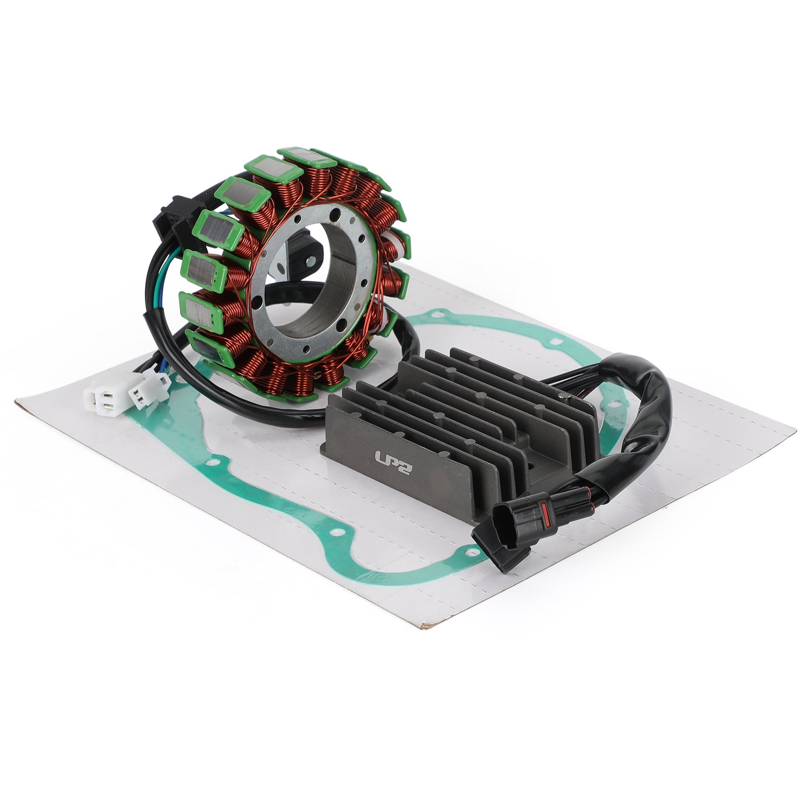 2005-2009 Suzuki VL1500 Boulevard C90/T Magneto Stator+Voltage Rectifier+Gasket