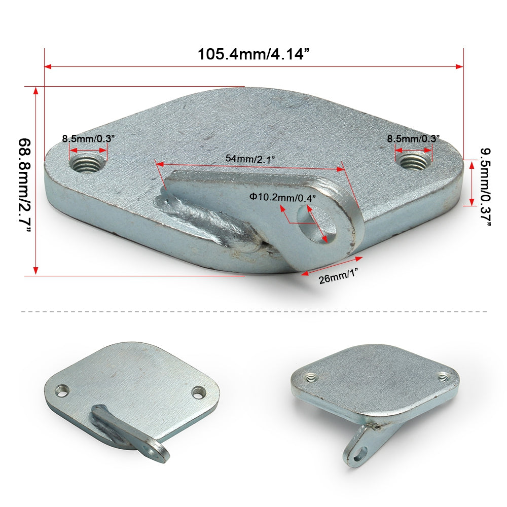 2006-2007 Chevy GM 2500 3500 Duramax LBZ 6.6L Diesel EGR Delete Kit with High Flow Intake Elbow Generic