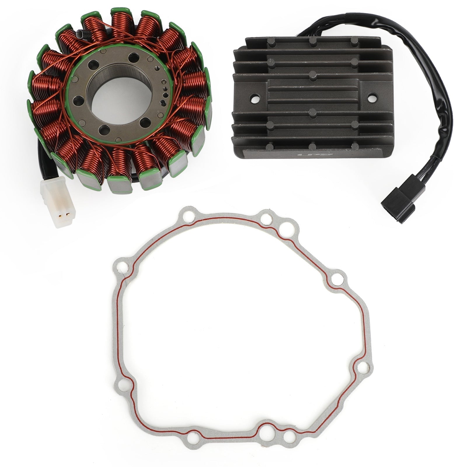 Stator & Regulator Rectifier Kit for 2004–2005 Suzuki GSX-R600 / GSX-R750 | Includes Gasket