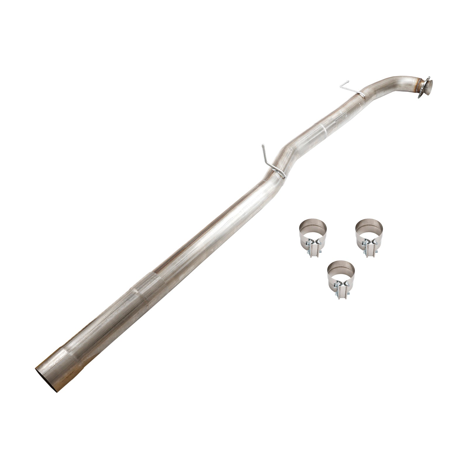 2017-2022 4" Exhaust DPF Delete Race Pipe for Chevrolet Silverado 2500 3500 HD L5P 6.6L Duramax Stainless Steel Generic