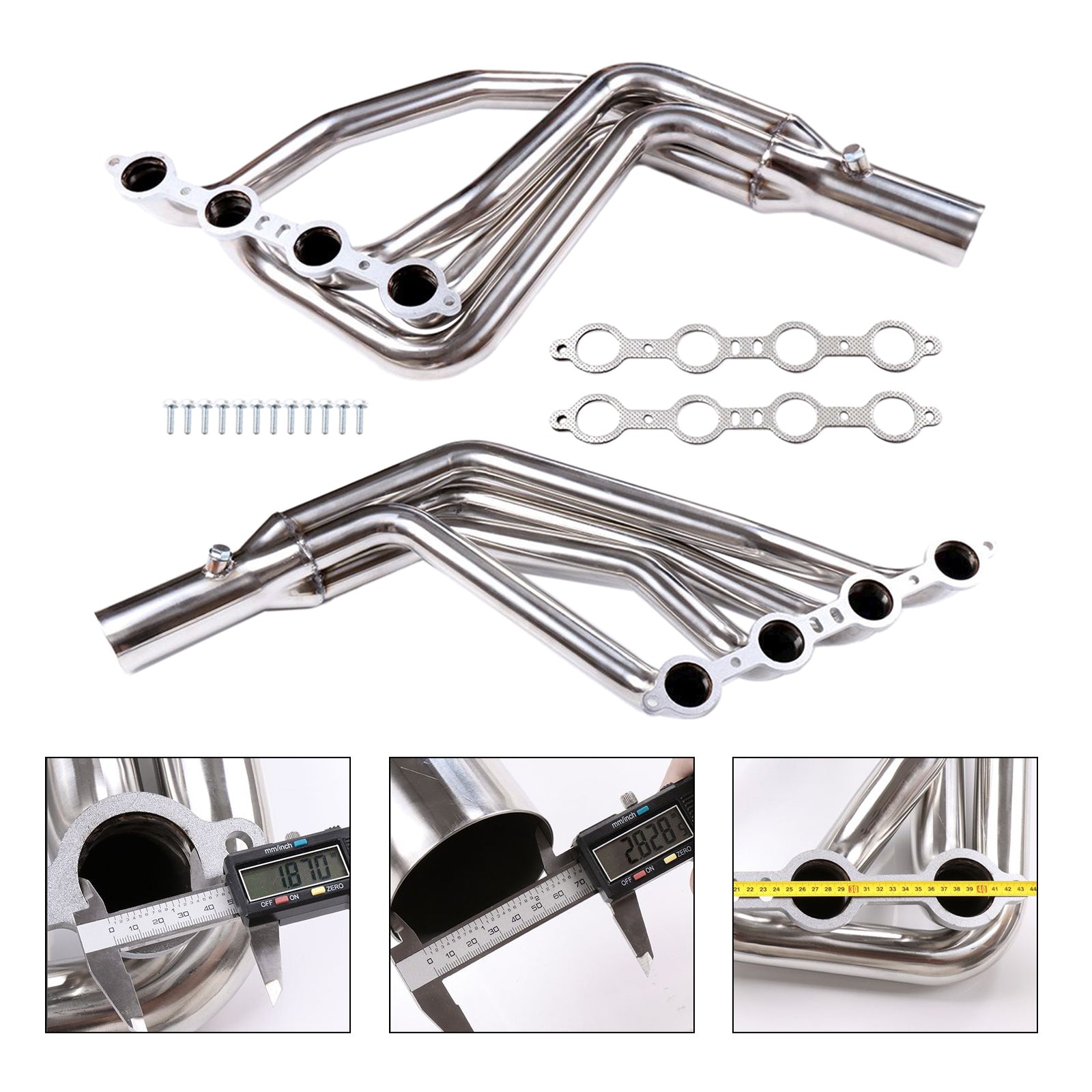 1971-1974 Pontiac Ventura Stainless Racing Long-Tube Header Exhaust Manifold