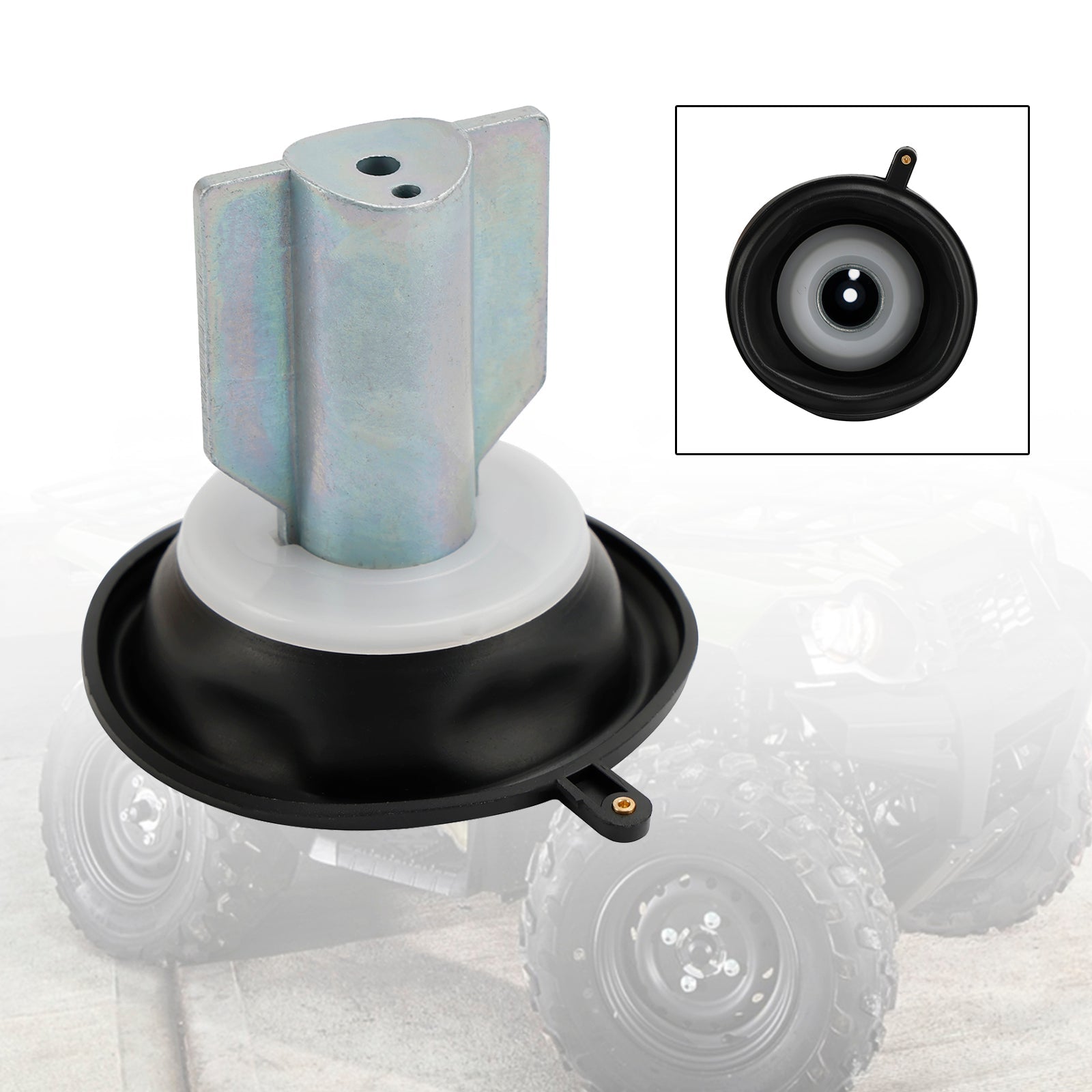 Carburetor Plunger Diaphragm fit for Kawasaki PRAIRIE 700 KVF650 KFX700 KVF700 Generic