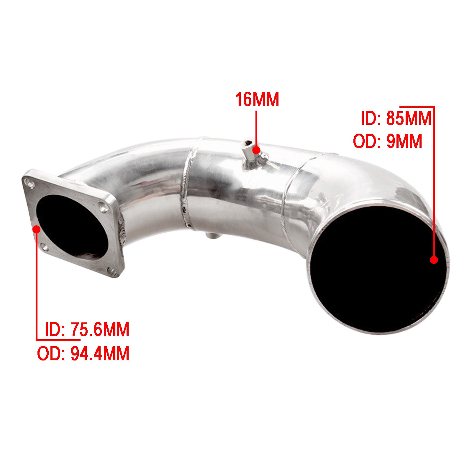 1994-1998 Dodge Ram 2500 / 3500 5.9L 12V Cummins Diesel 3.5" Air Intake Elbow Charge Pipe