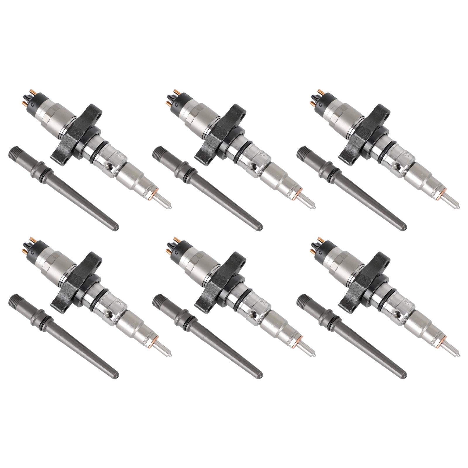 2003/2004 Early Production Dodge Ram 2500/3500 5.9L Cummins Diesel 6PCS Common Rail Fuel Injector 0445120255 04451 5263318 044512010 Generic