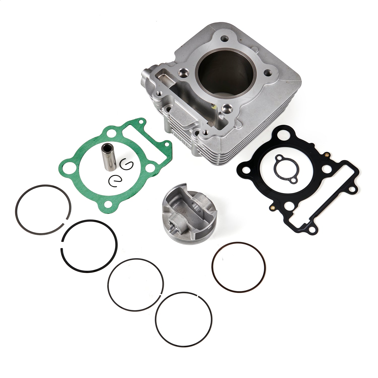 2007-2009 Yamaha YBR250 (1S4) Piston Cylinder Gasket Top End Kit 74mm 1S4-11311-00-A0 1S4-11311-01-A0 Generic