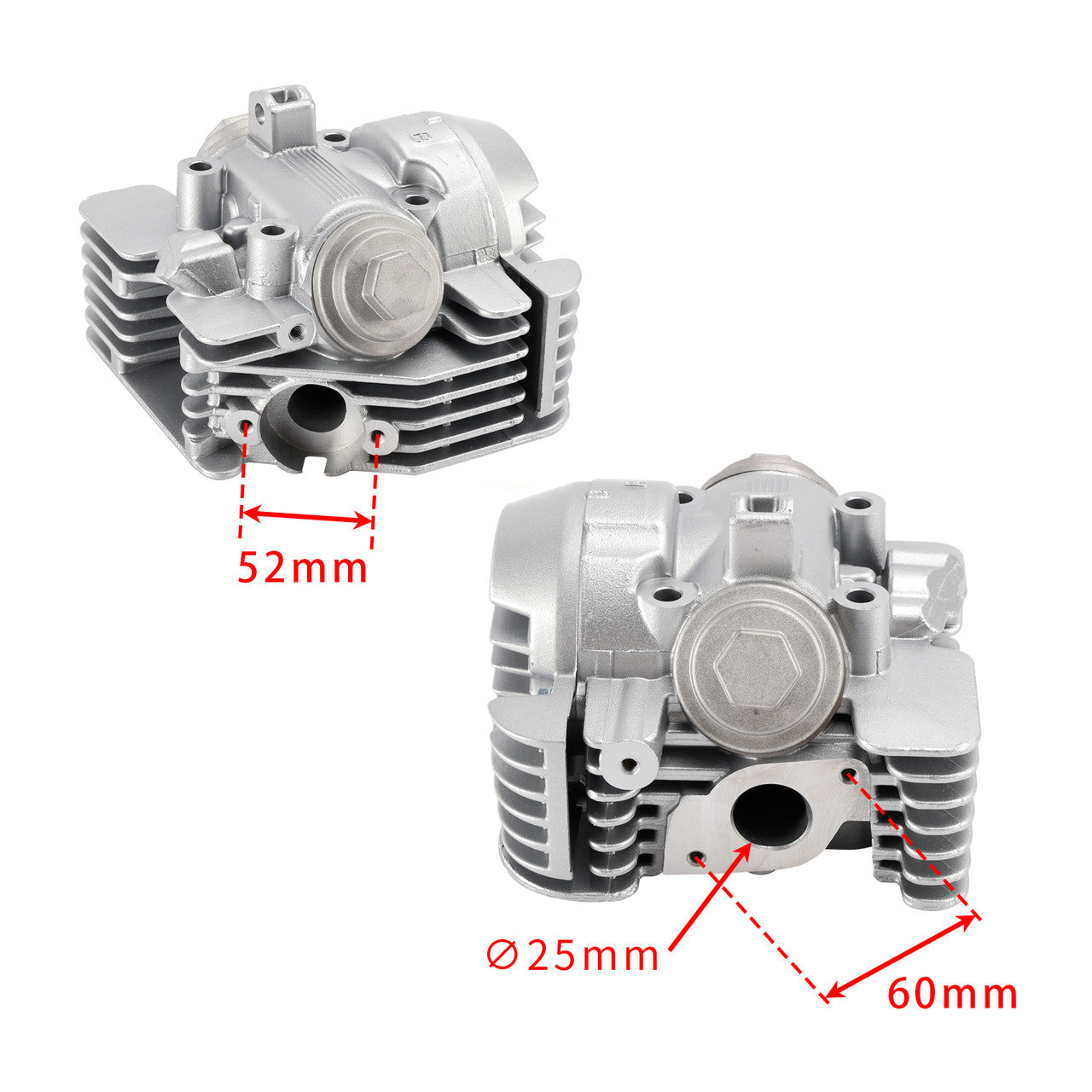 Engine Head Cylinder without EGR Fits Yamaha TT-R125 TTR125E TTR125LE 2000-2022