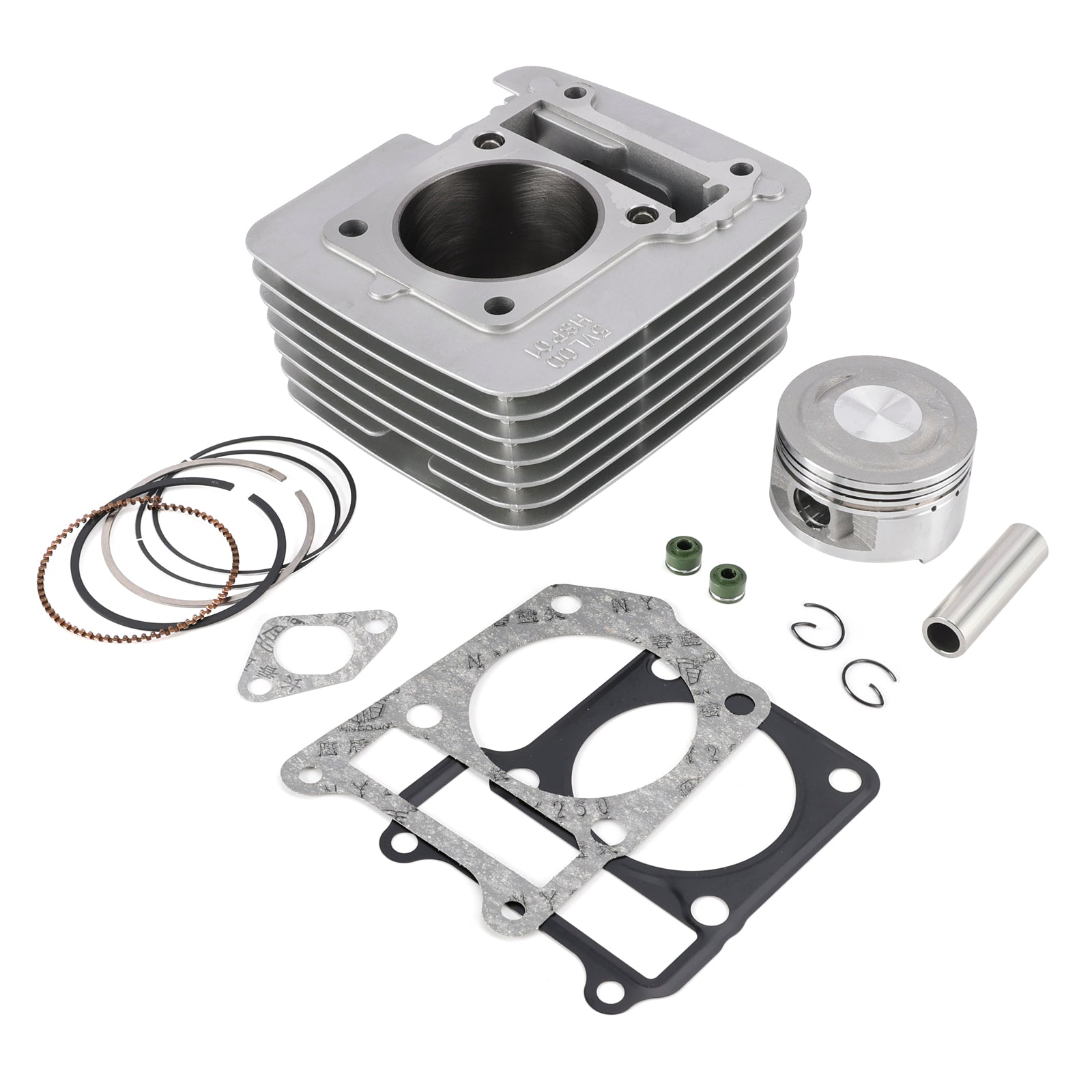 2004-2016 Yamaha YBR125 Custom 185cc Big Bore Cylinder Barrel Kit 62mm
