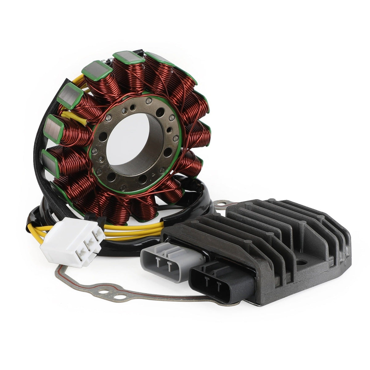 Stator & Regulator Rectifier Kit for Kawasaki Ninja ZX-14 / ZX-14R (2006–2021) | Includes Gasket