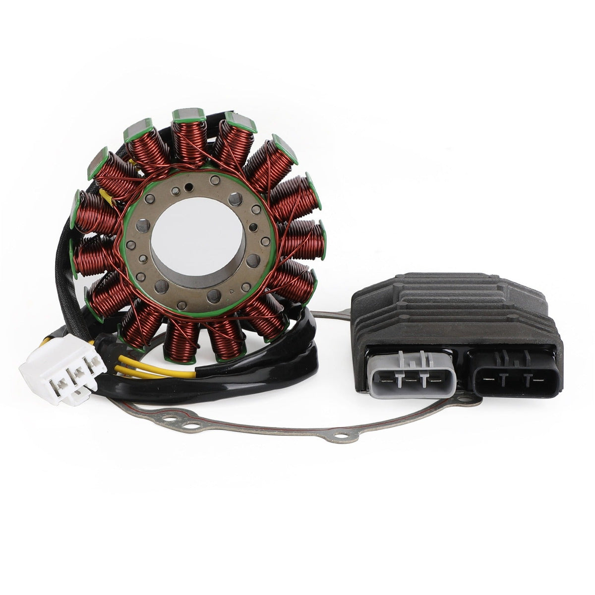 Stator & Regulator Rectifier Kit for Kawasaki Ninja ZX-14 / ZX-14R (2006–2021) | Includes Gasket