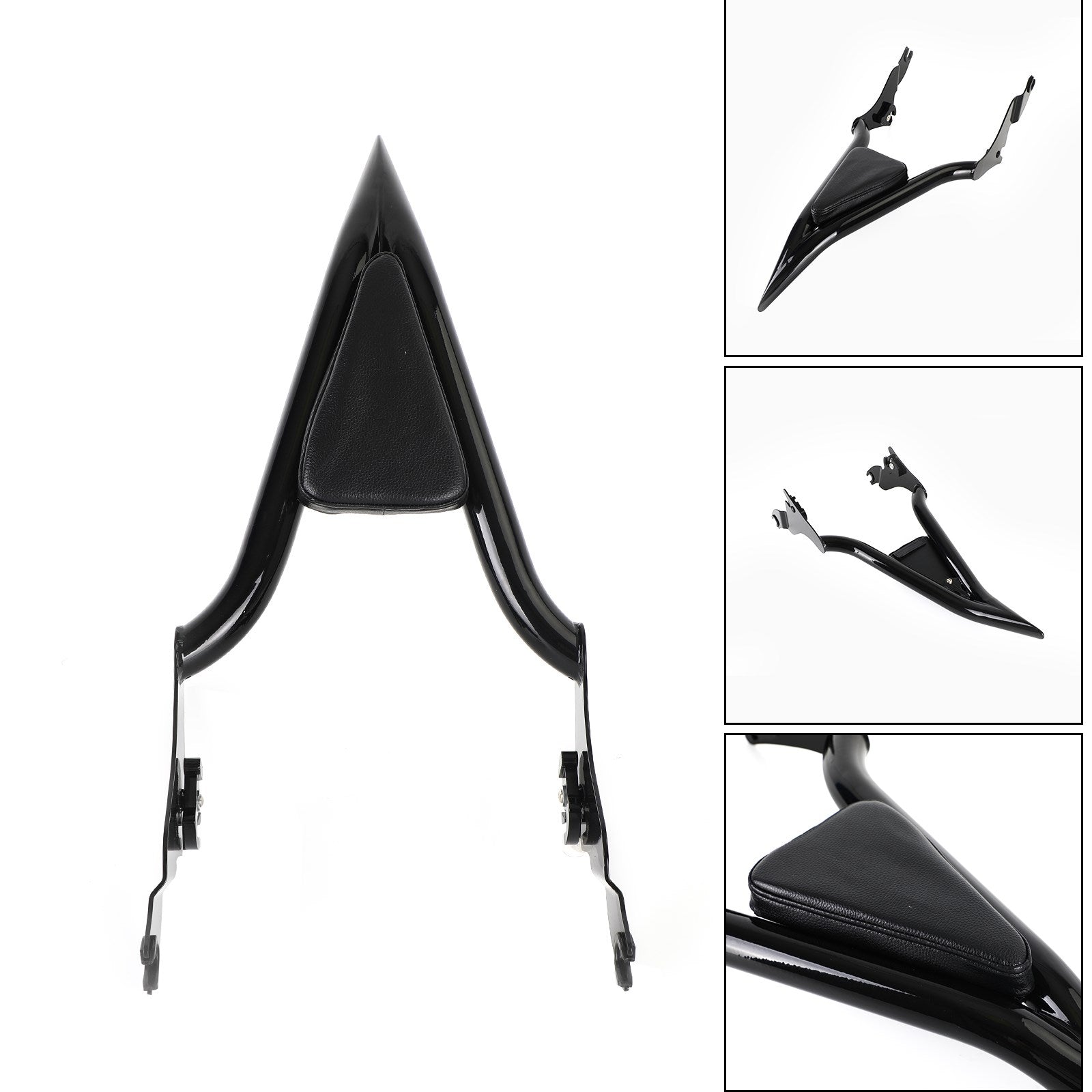 Backrest Sissy Bar for Harley CVO Road Glide / Touring Road King / Road Glide / Street Glide 2009-2023 Black Generic