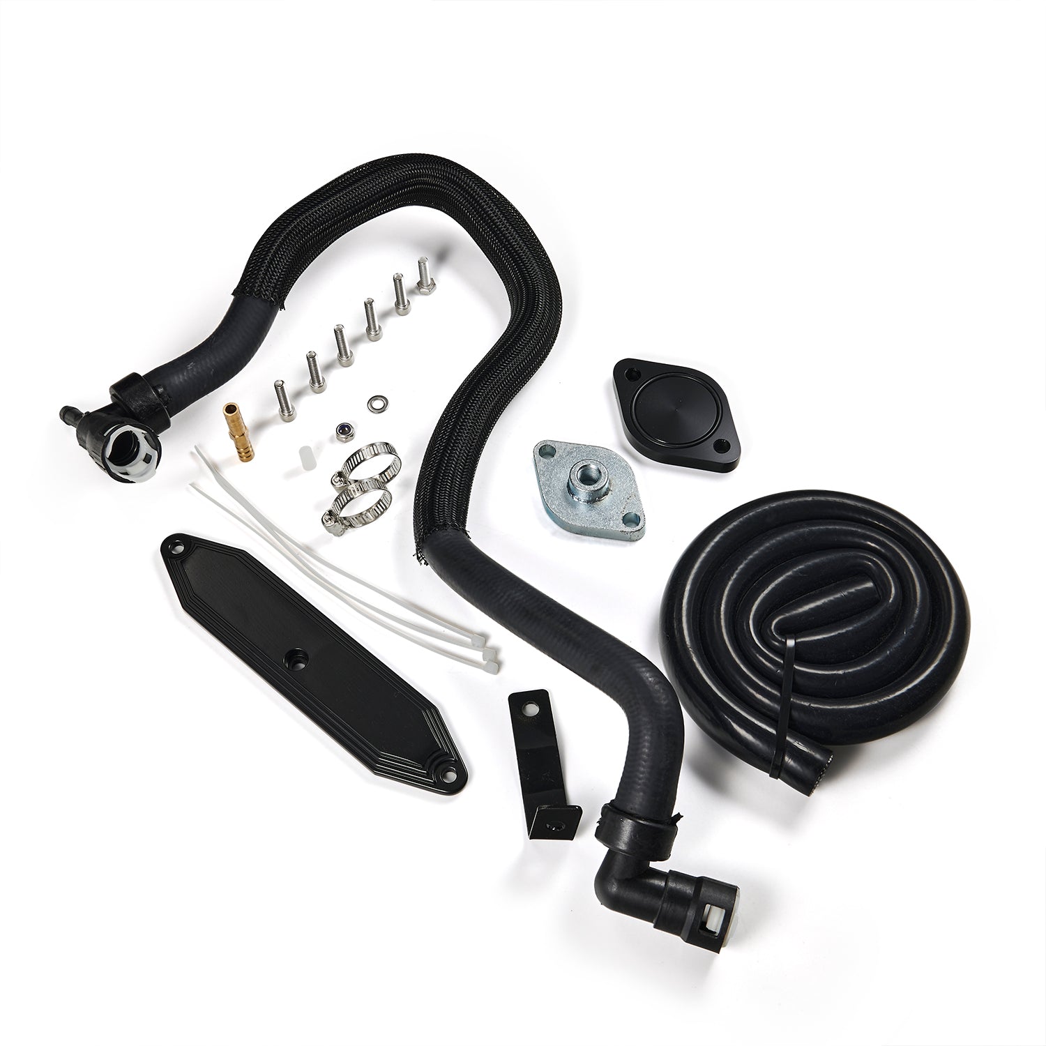 2015-2020 Ford F250 F350 F450 F550 6.7L Powerstroke Diesel EGR Delete Kit w/Radiating Pipe Generic