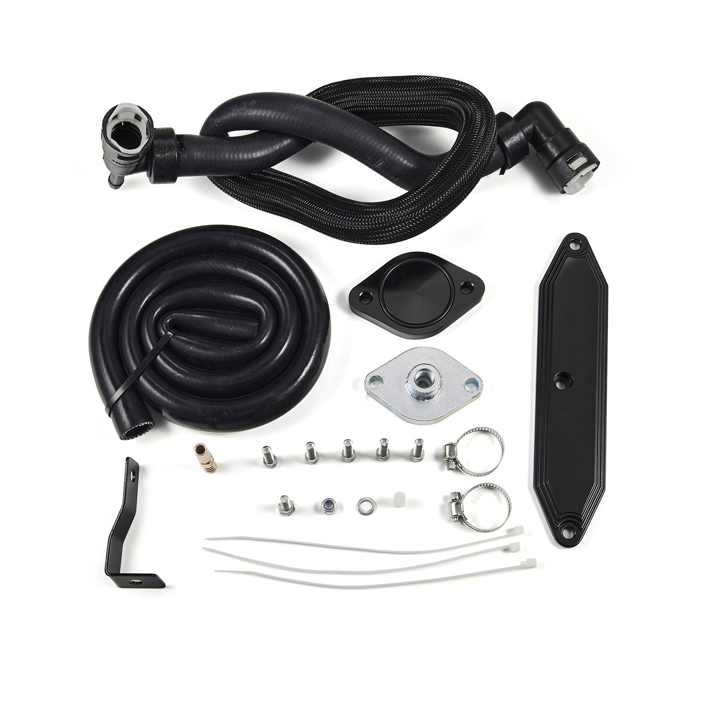 2015-2020 Ford F250 F350 F450 F550 6.7L Powerstroke Diesel EGR Delete Kit w/Radiating Pipe Generic