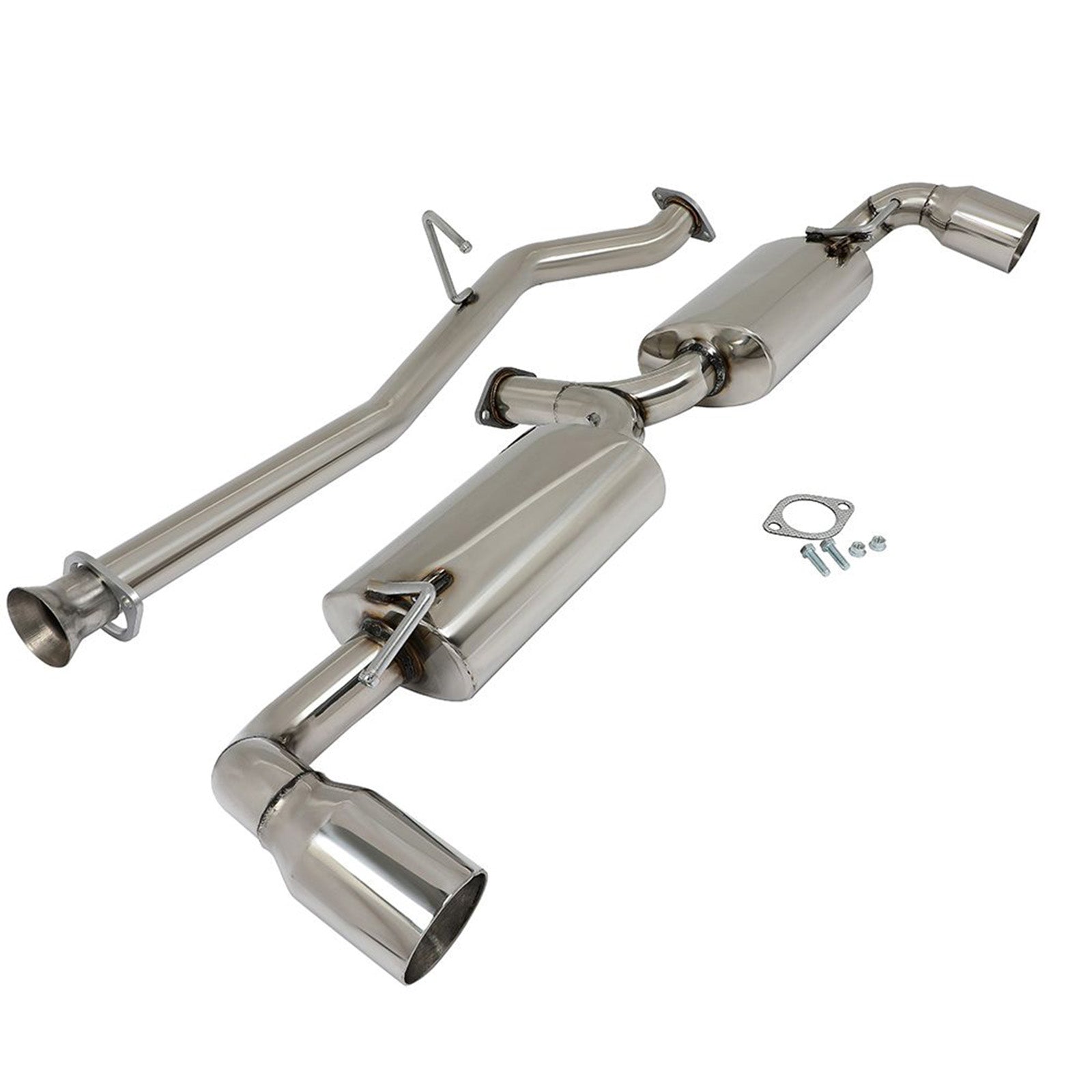 2004-2011 Mazda RX-8 Catback Exhaust System 3.5" Tip Muffler Generic