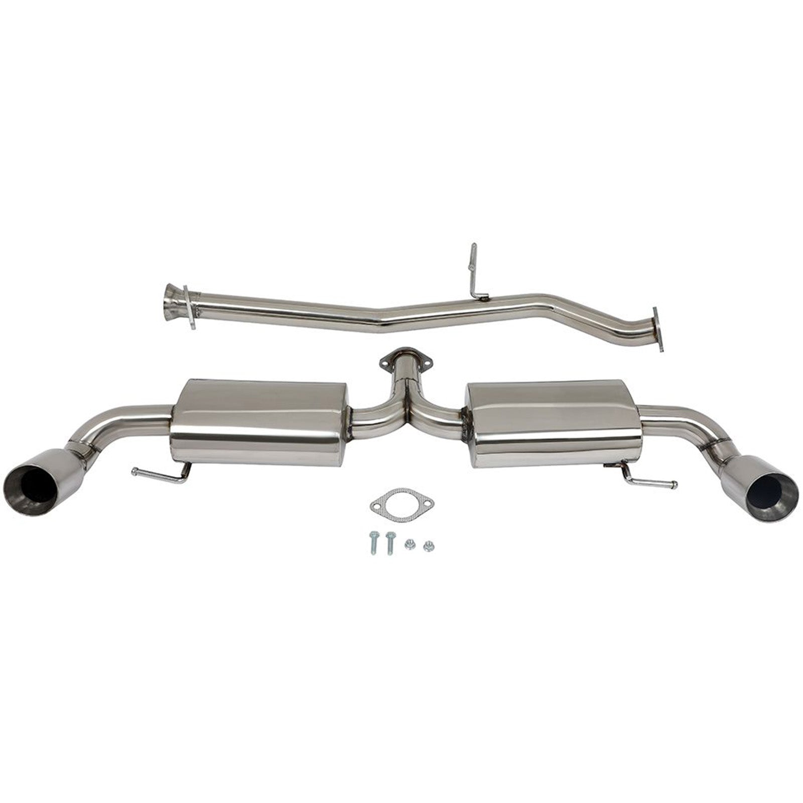2004-2011 Mazda RX-8 Catback Exhaust System 3.5" Tip Muffler Generic