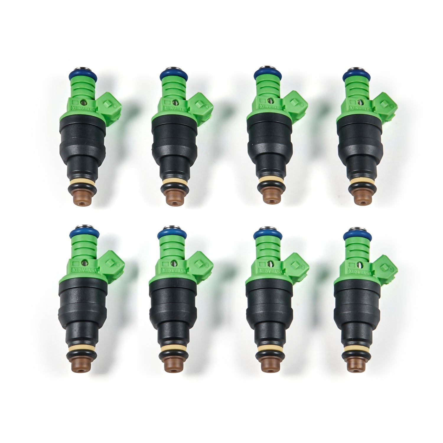 1994-1996 Chevrolet Impala 8PCS 42lbs Green Top Racing Fuel Injectors 0280150558 0280155968 Generic