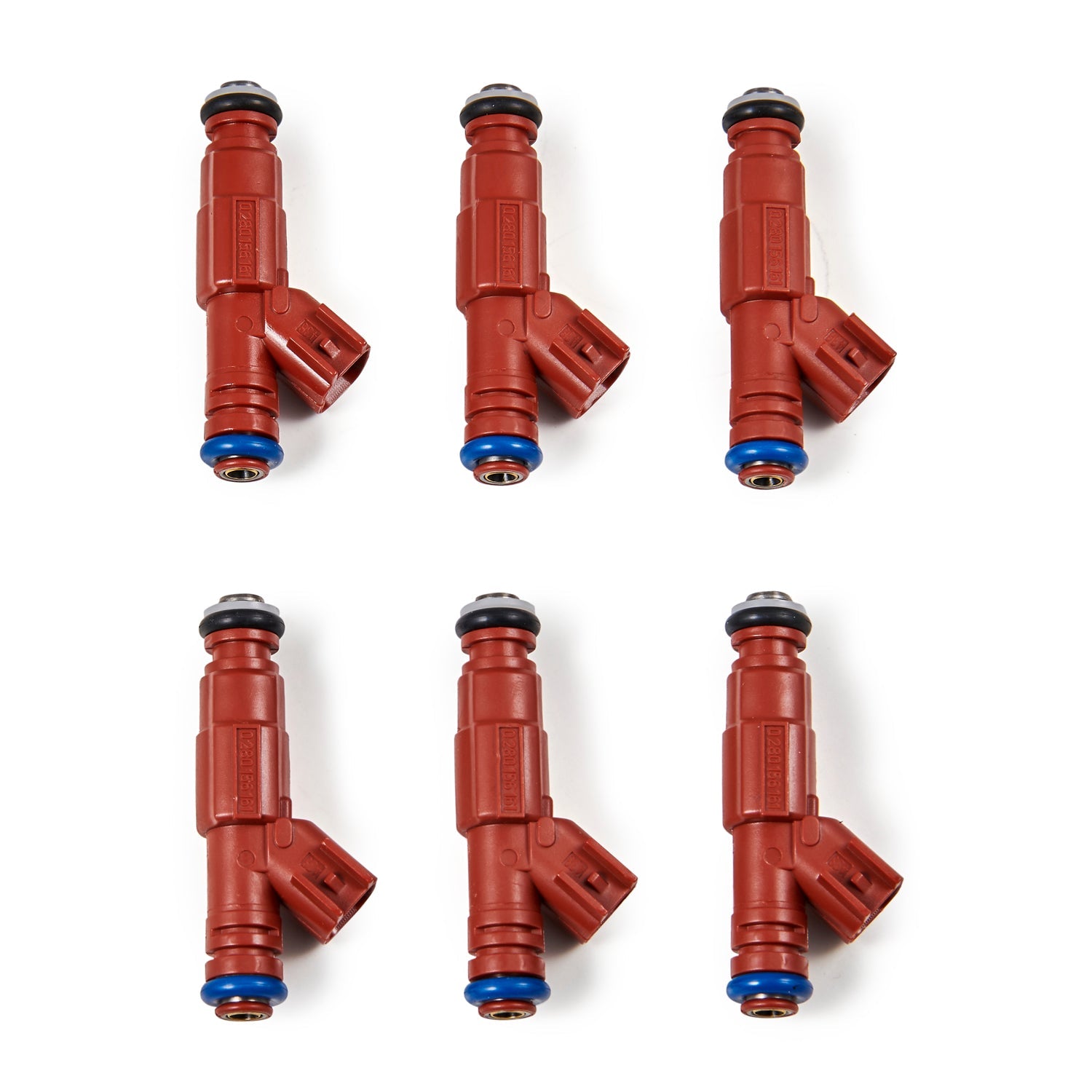 1999-2003 Ford Windstar 3.8L 6PCS 12-hole Fuel Injectors Replacement Fit 0280156161 Generic