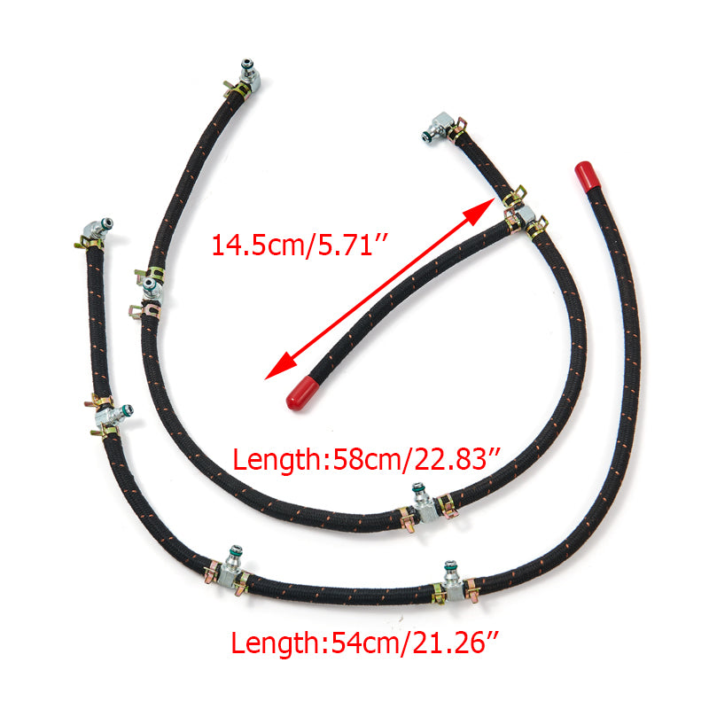 2004.5-2010 LLY Duramax Diesel Pickup Truck Engines 6.6L Fuel Injector Return Line Kit 97328733 0928402097 0928400552 Generic