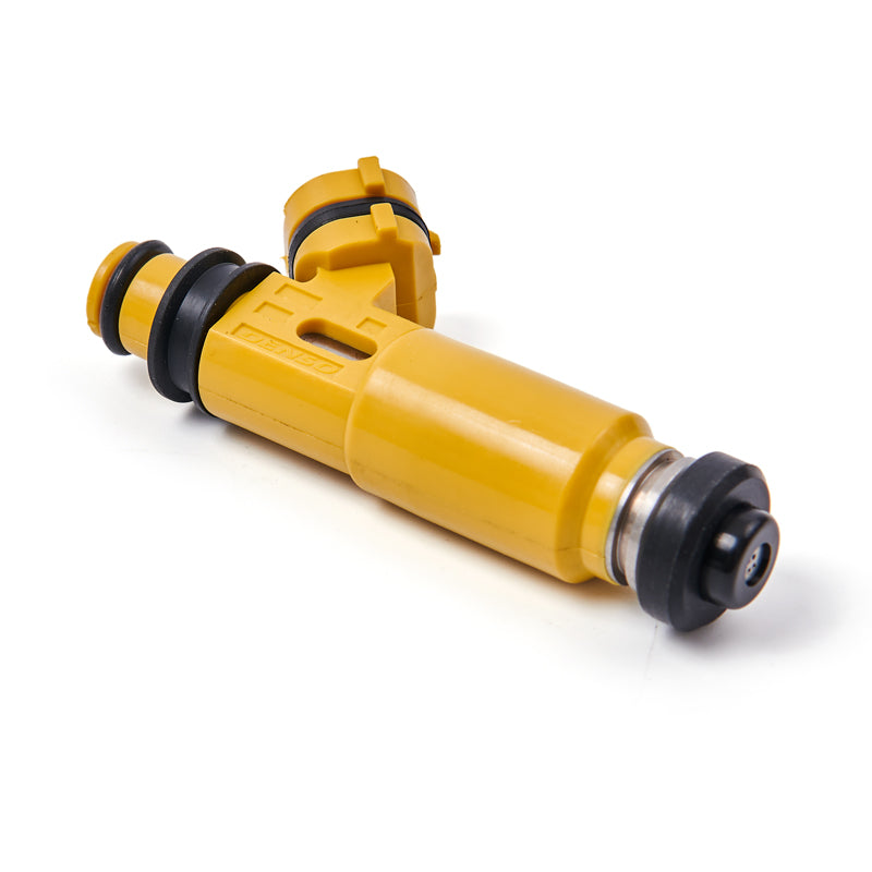 2004-2008 Mazda RX-8 Miata 4PCS 440Cc 4-Hole Yellow Denso Fuel Injectors 195500-4450 for Mazda with Top Feed Fuel Injectors Generic