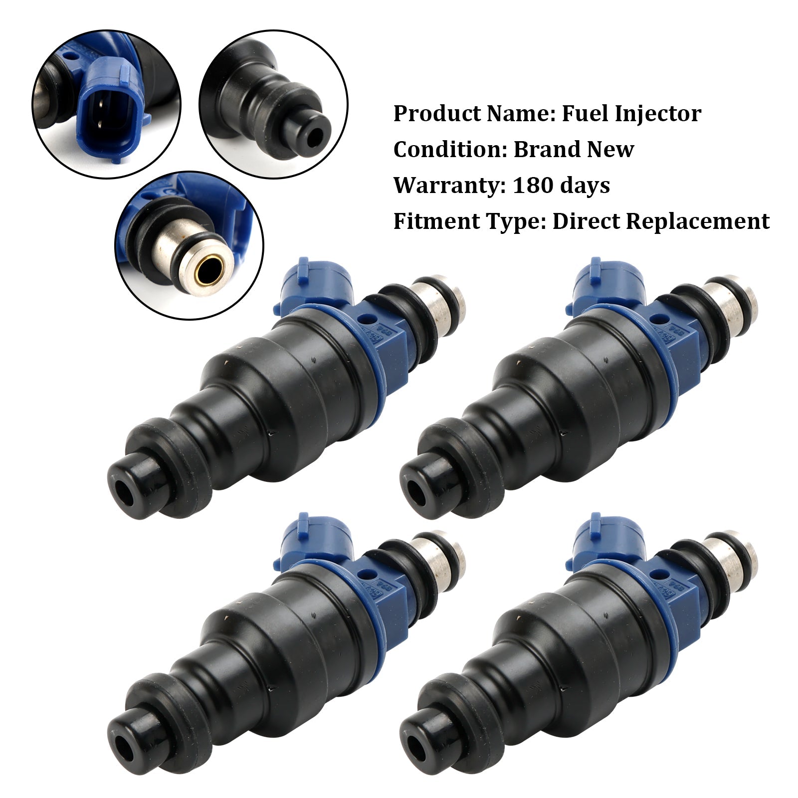 1992-1997 Toyota Carina E AT190 4AFE AT191 7AFE 4PCS Fuel Injector 23250-02030 23209-02030 Generic