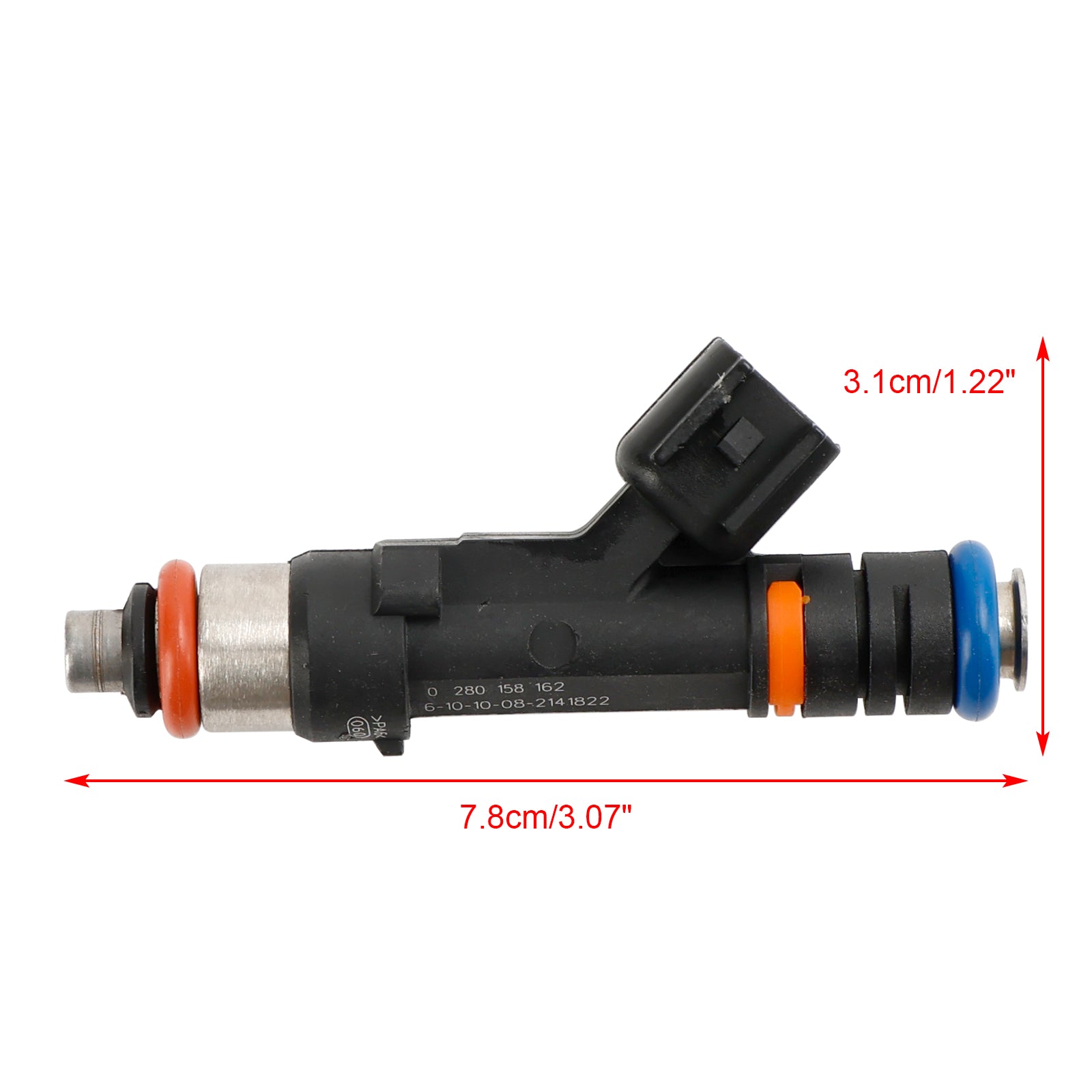 2010-2019 Ford Fusion 2.5L 4PCS Fuel Injectors 0280158162 9E5Z9F593A 822-11210 Generic