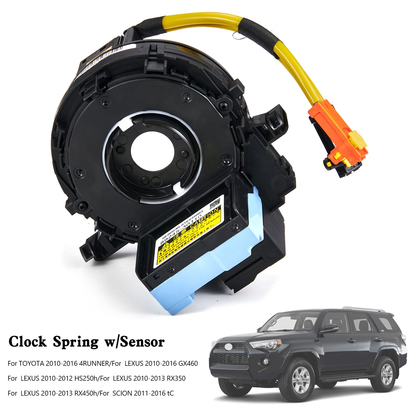 2010-2016 LEXUS GX460 Spiral Cable Clock Spring w/Sensor 89245-30110 84307-30090 Generic