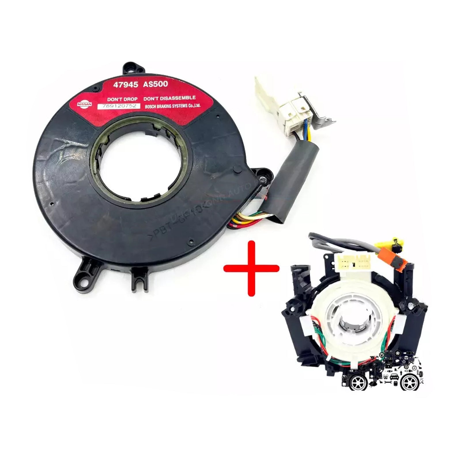 2004-2015 Nissan Armada Clock Spring+Steering Angle Sensor Assembly 47945-AS500 Generic