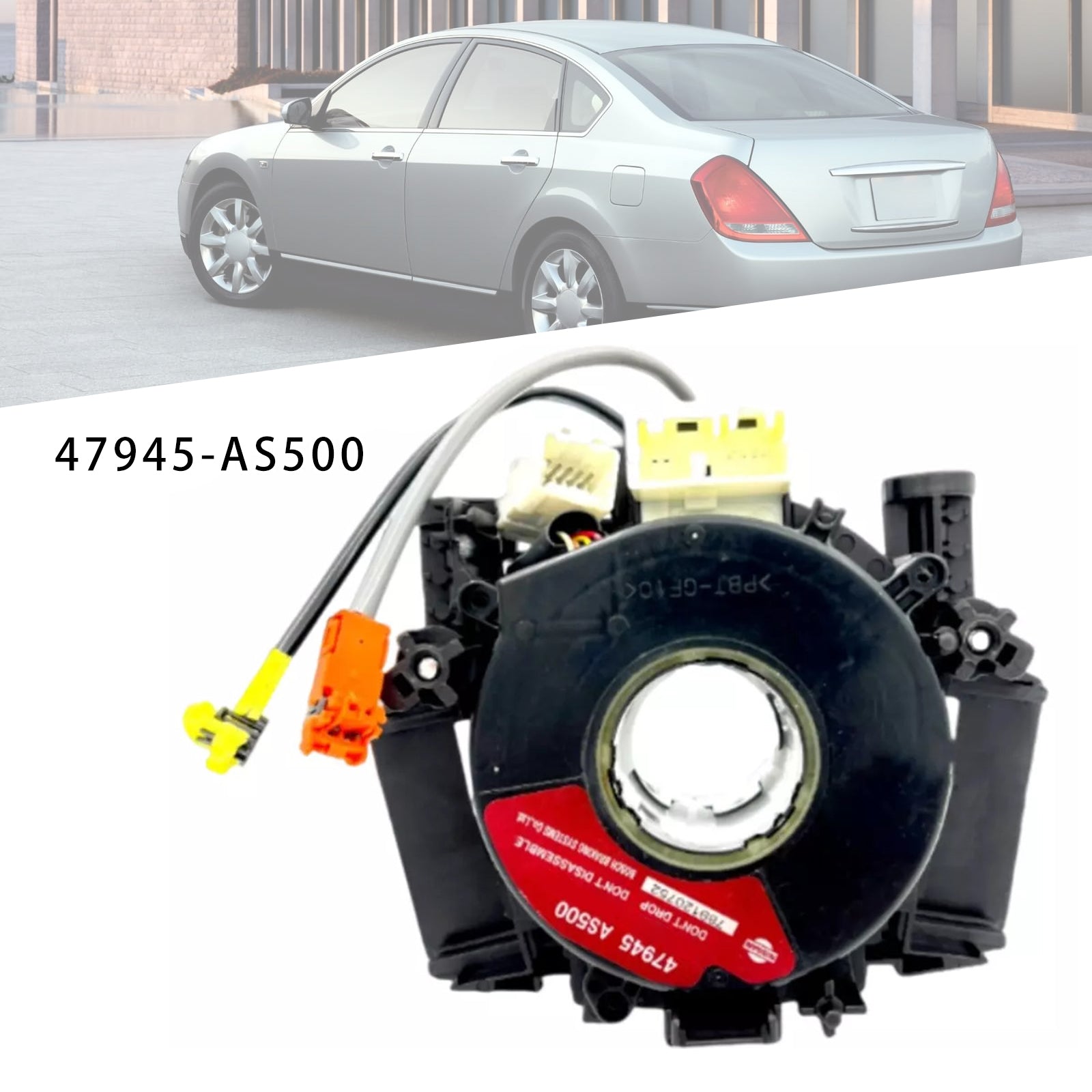 2004-2015 Nissan Titan Clock Spring+Steering Angle Sensor Assembly 47945-AS500 Generic