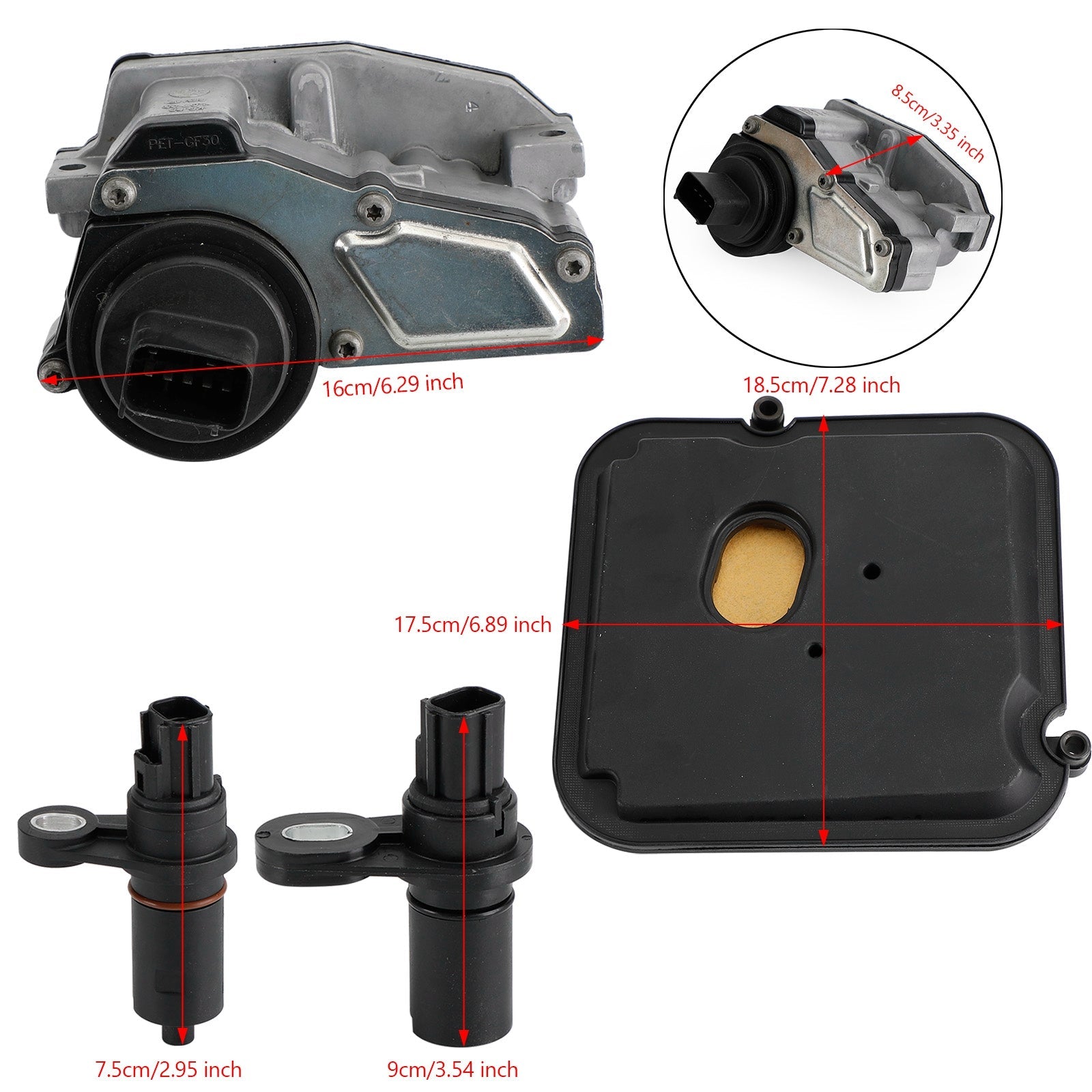 2007-2011 Wrangler V6 3.8L 42RLE Transmission Shift Solenoid Block Pack Kit 52854001AA 61936A 44956 Generic