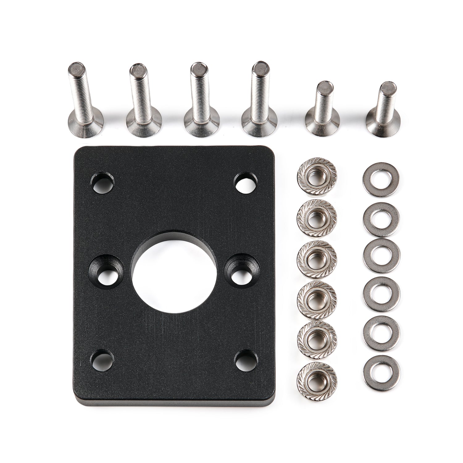 Black Brake Booster Eliminator Delete Adapter Plate For Honda Civic Integra Generic