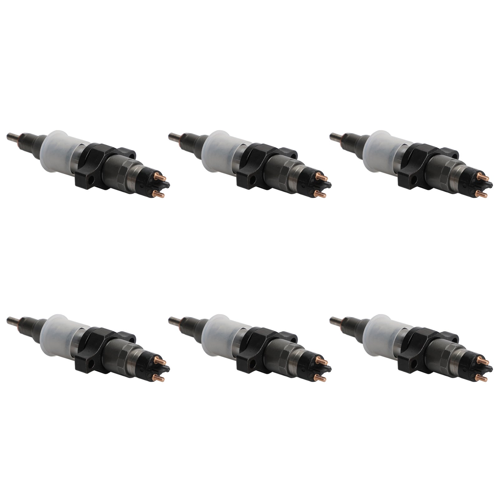 2004.5-2009 Dodge Ram 2500/3500 Cummins 5.9L DIESEL 6pcs Rail Fuel Injectors 0445120238 5263316 0445120103 0445120208 Generic