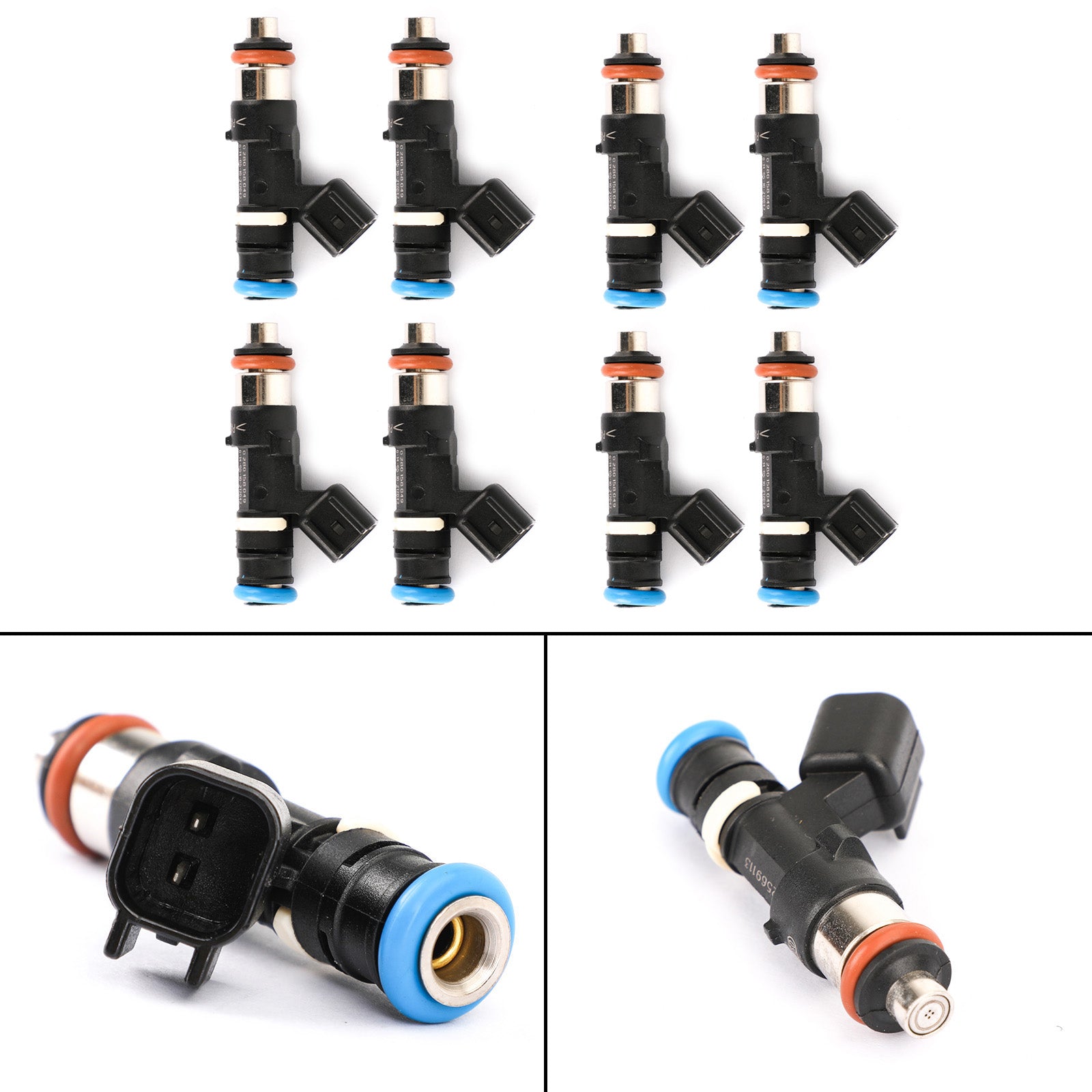 2005-2007 Chevrolet C6 Corvette LS2 8PCS 32lb Fuel Injectors 0280158049 12569113 Generic