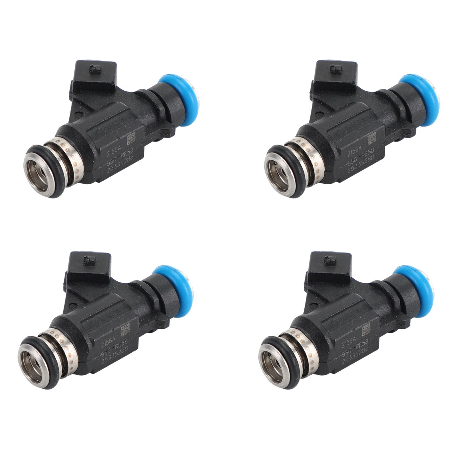 2002-2006 Mercury Mariner Outboard Motor 60HP 4PCS Fuel Injectors 25335288 Generic