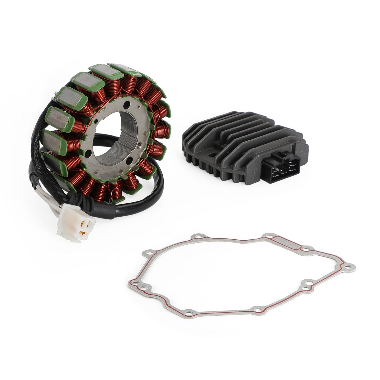 Stator & Regulator Rectifier Kit for Yamaha FZ6 / FZ6 Fazer S2 (2004–2009) | Includes Gasket