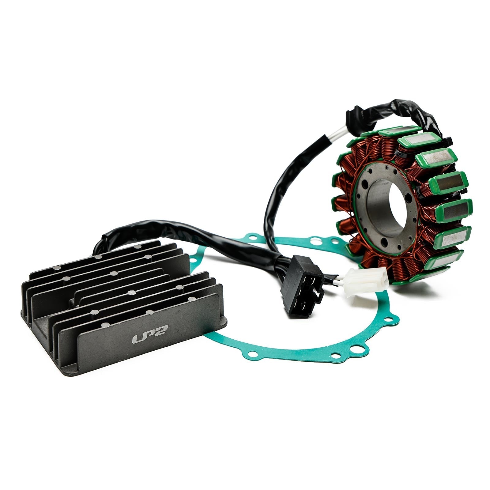 Stator & Regulator Rectifier Kit for 2000–2003 Suzuki GSX-R 600 / 750 / 1000 | Includes Gasket
