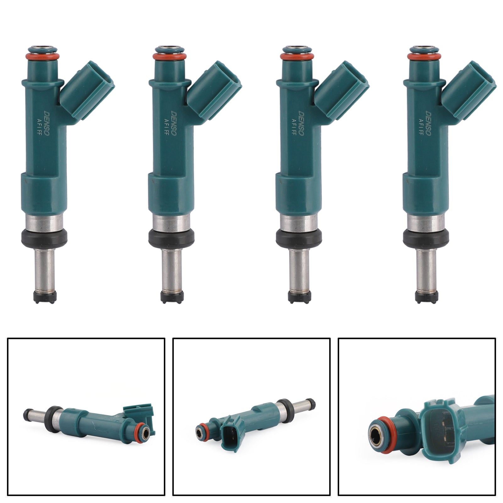 4pcs 23250-37020 Fuel Injectors fit 2010 2011 Toyota Prius Lexus 1.8L FJ1055 23209-39195 23250-39195 23209-37021 Generic