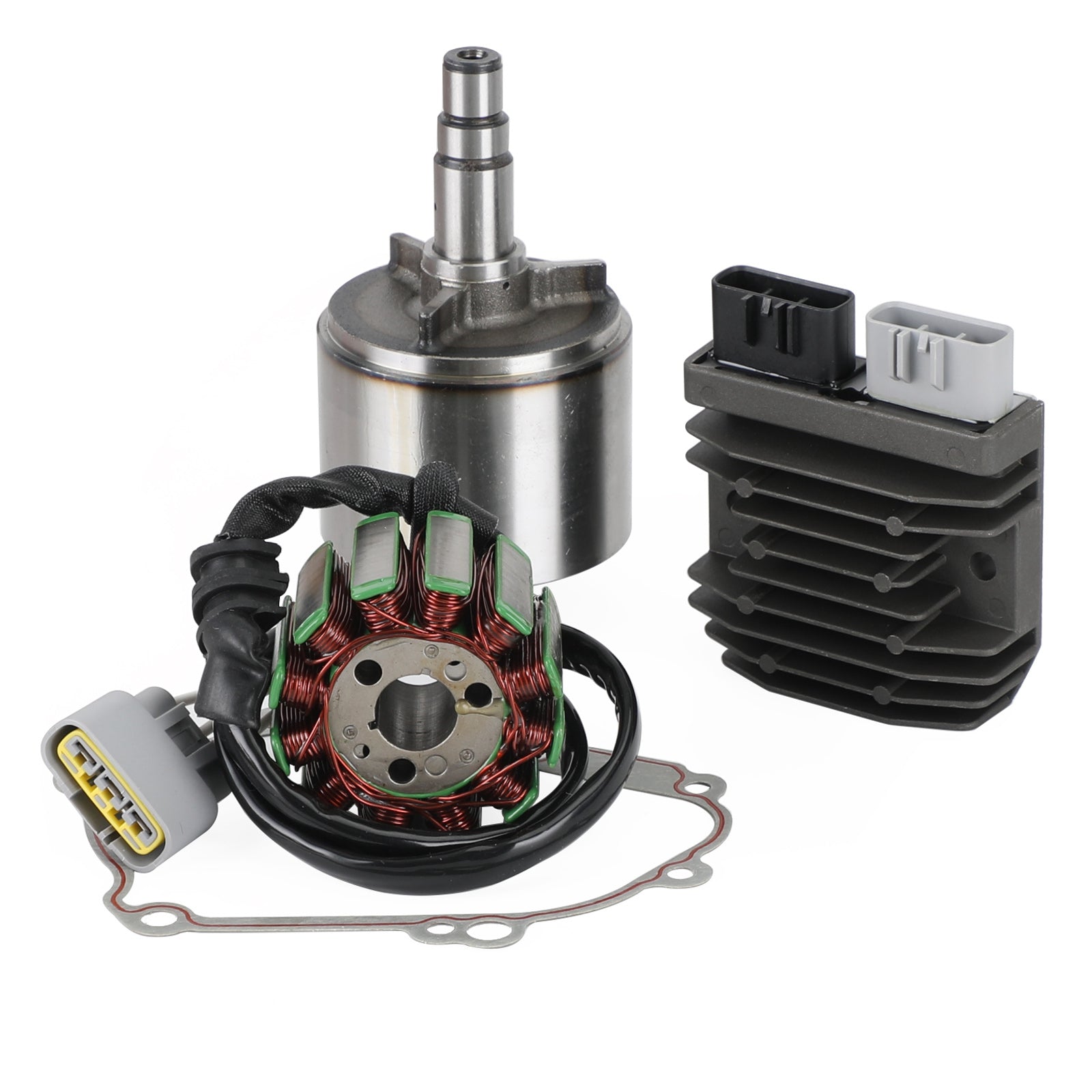 Flywheel Rotor, Stator & Regulator Kit for Yamaha YZF-R1 (2004–2008) | Includes Gasket