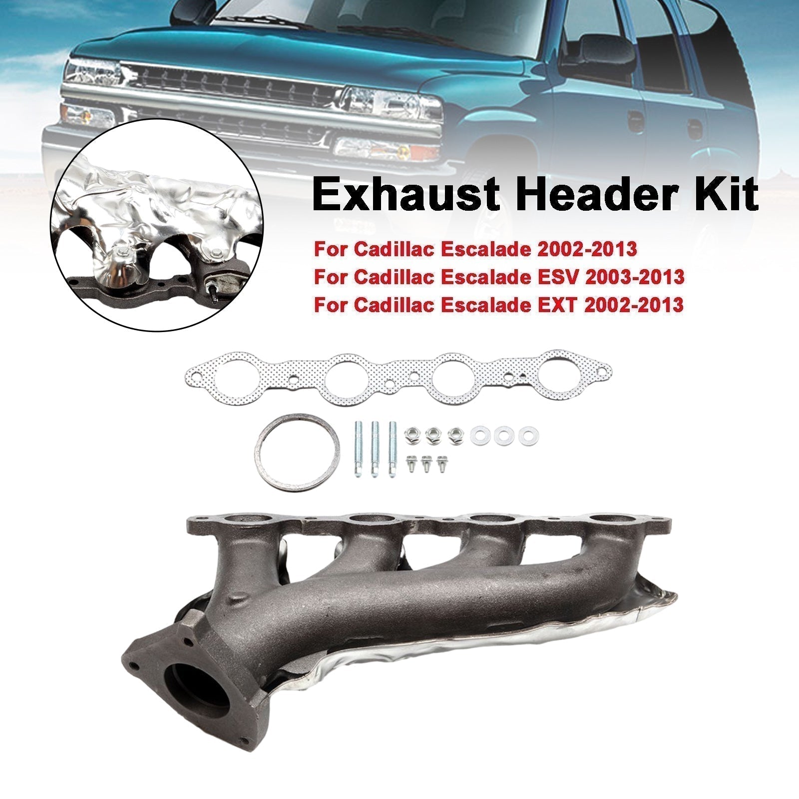 2000-2005 Chevrolet Tahoe Driver Side Exhaust Manifold Kit 674-522