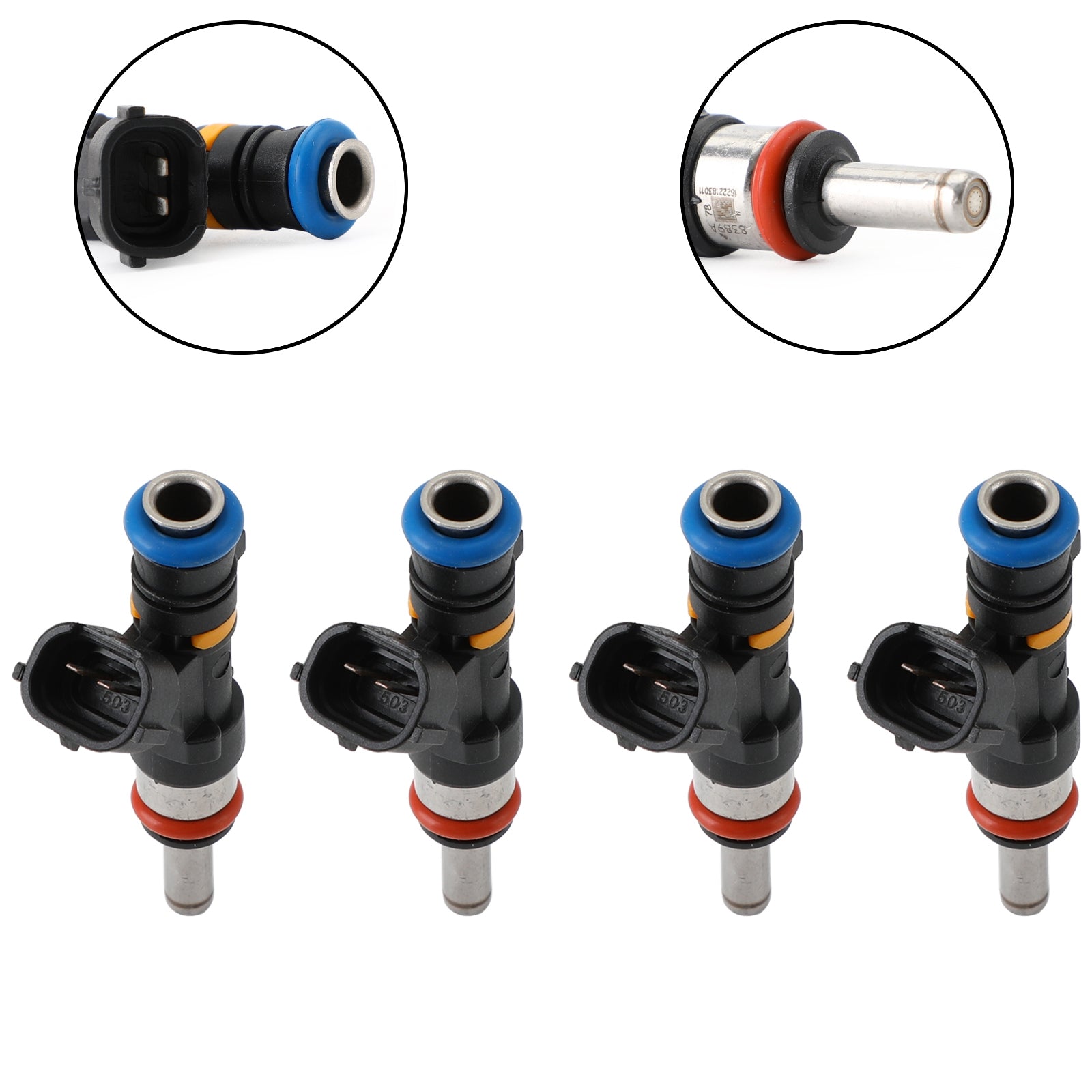2008-2010 Mitsubishi Lancer 2.0L l4 4Pcs Fuel Injectors 1465A029 Generic