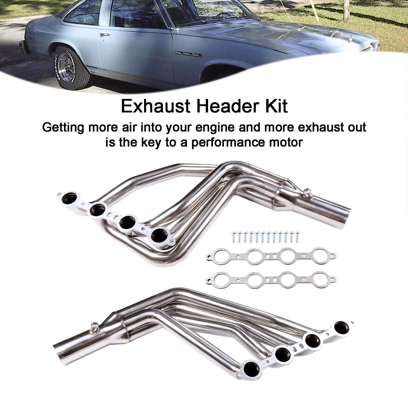 1967-1969 Pontiac Firebird Stainless Racing Long-Tube Header Exhaust Manifold