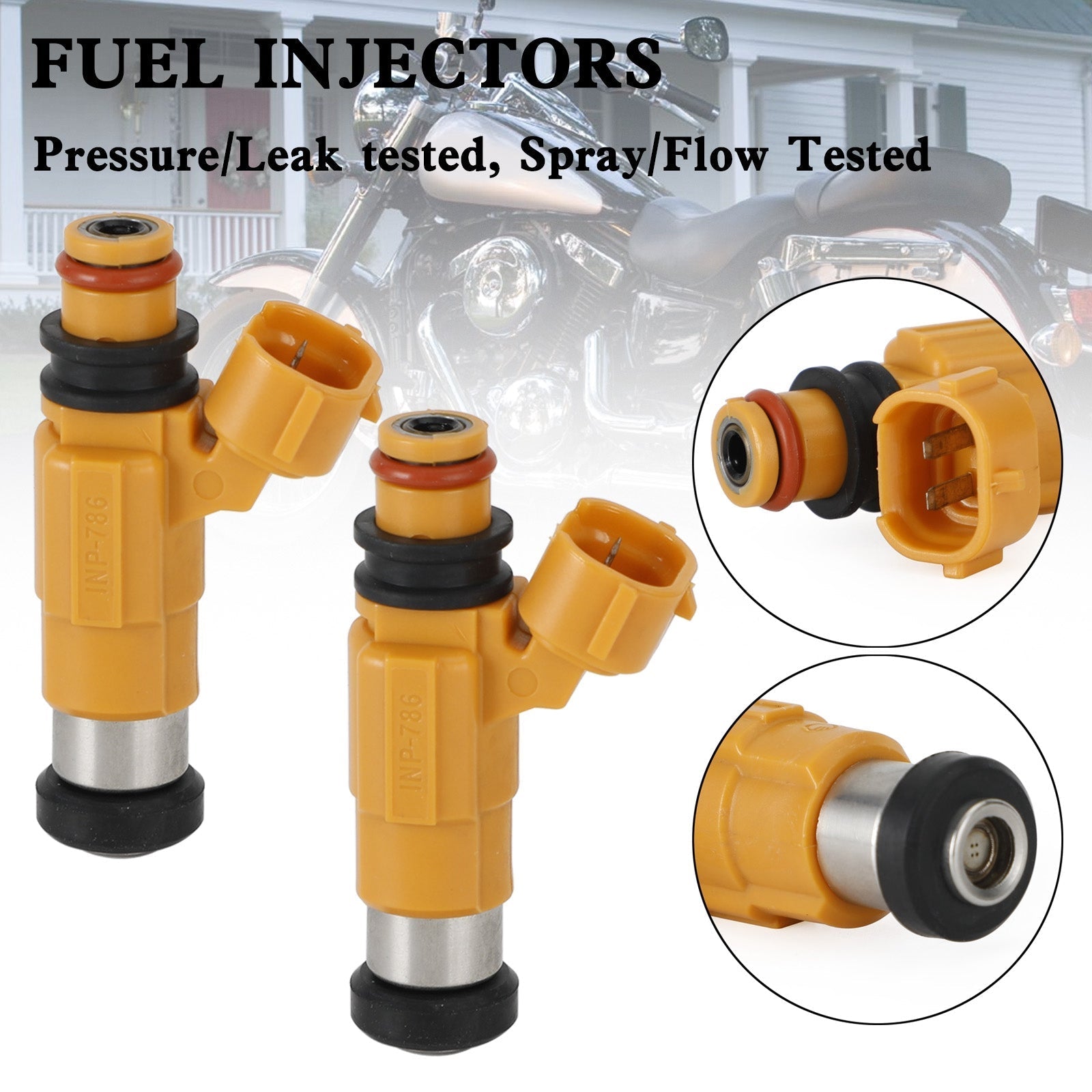 2000-2008 Kawasaki Vulcan 1500 1600 2PCS Fuel injectors INP-786 49033-1057