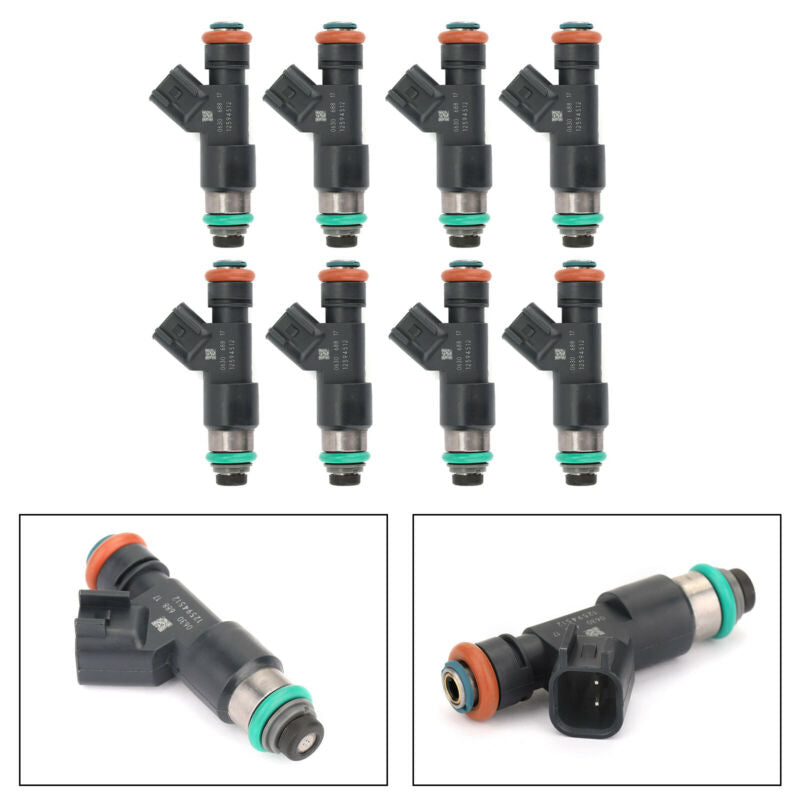 2009 Chevrolet Silverado 1500 6.2L V8 8Pcs Fuel Injectors 12594512 2172436 1259451 Generic