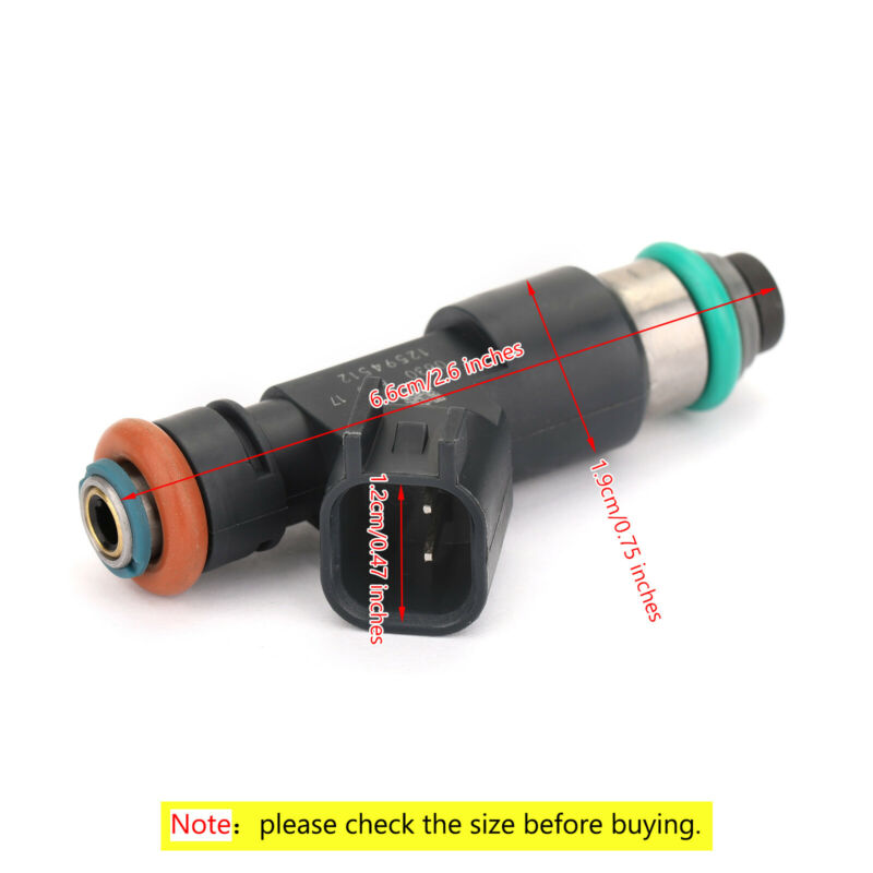 2009 Chevrolet Silverado 1500 6.2L V8 8Pcs Fuel Injectors 12594512 2172436 1259451 Generic