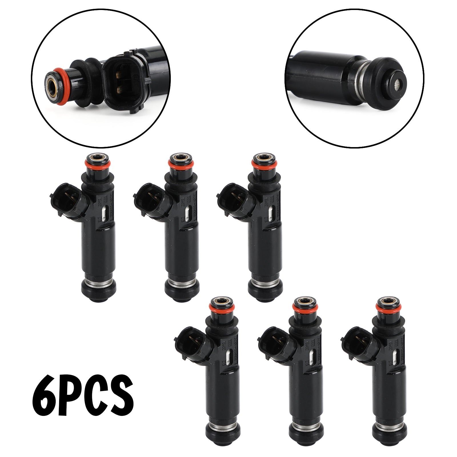 2003-2006 Mitsubishi Montero Pajero 3.8L V6 6PCS Fuel Injectors 195500-4370 Generic