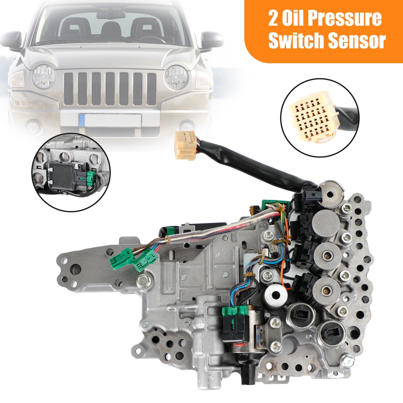 2007-2017 Jeep Patriot F/4WD L4 2.0L 2.4L CVT Valve Body Transmission JF011E RE0F10A F1CJA 33470 Generic