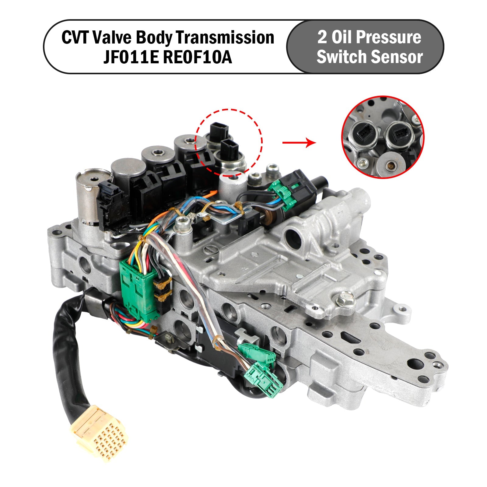 CVT Valve Body Transmission For Jeep Patriot Compass 2007-2017 JF011E RE0F10A F1CJA 33470 Generic