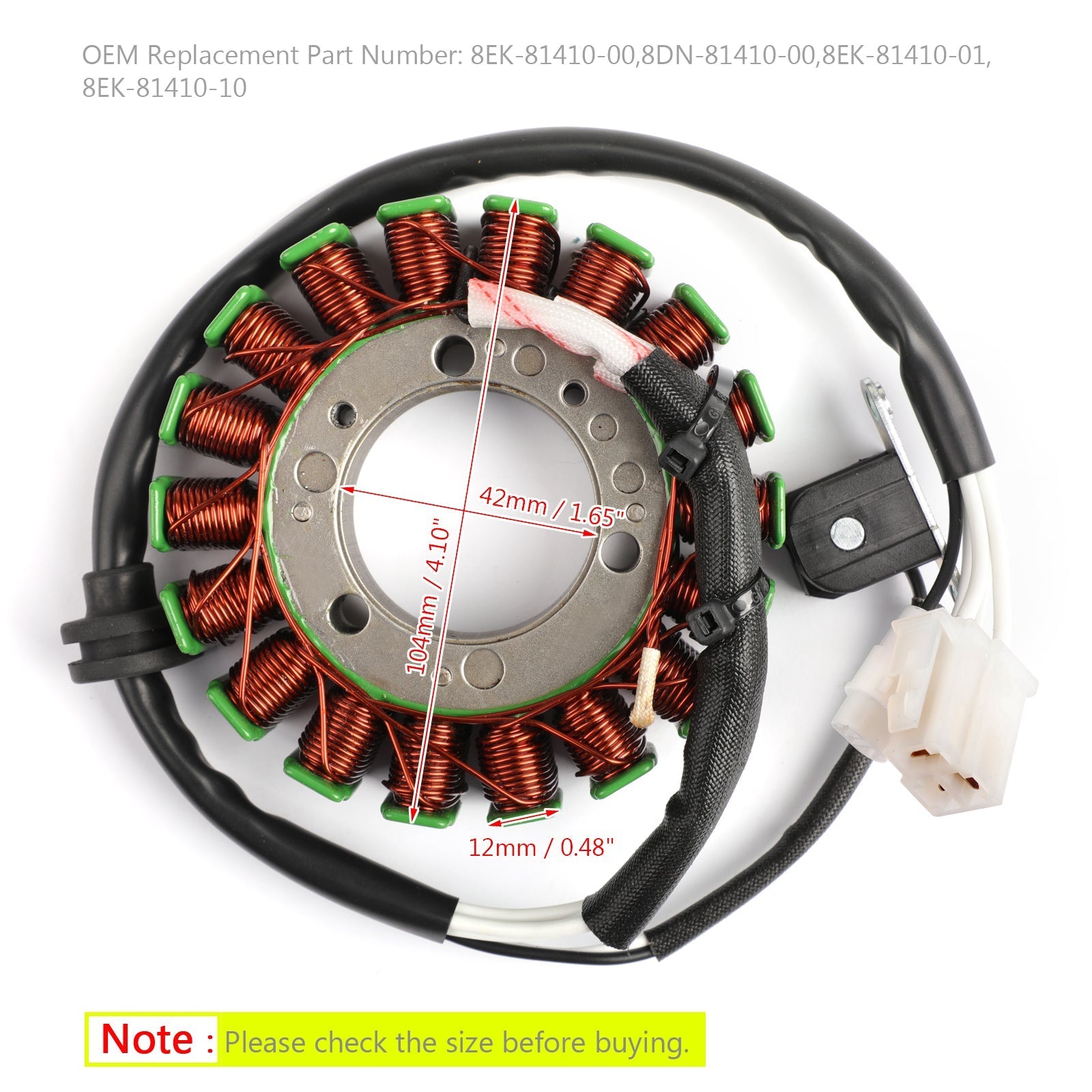 2002-2006 Yamaha SX Viper 700 Generator Stator | Magneto Charging Coil